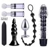 AM31 Female Vibrator Sexy Kit Sex Toys Vagina Orgasm Butt Plug Combination