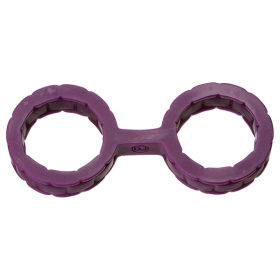 Japanese Bondage Silicone Cuffs Small Purple