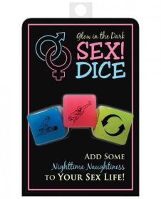 Glow In The Dark Sex Dice Game