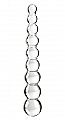 Icicles No 2 Glass Anal Beads Clear