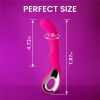 G Spot Vibrator Dildo with 10 Vibration Modes Sex Toys for Women Clitoris Waterproof Powerful Rose Toy for Women and Couples Pink