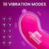 G Spot Vibrator Dildo with 10 Vibration Modes Sex Toys for Women Clitoris Waterproof Powerful Rose Toy for Women and Couples Pink