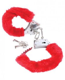 Fetish Fantasy Beginners Furry Cuffs Red (SKU: TCN-PD3800-15)