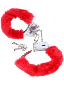 Fetish Fantasy Beginners Furry Cuffs Red (SKU: PD3800-15)