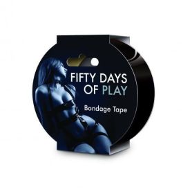 Fifty Days Of Play Bondage Tape Black (SKU: CREUSFIFTYDAYTAPE)